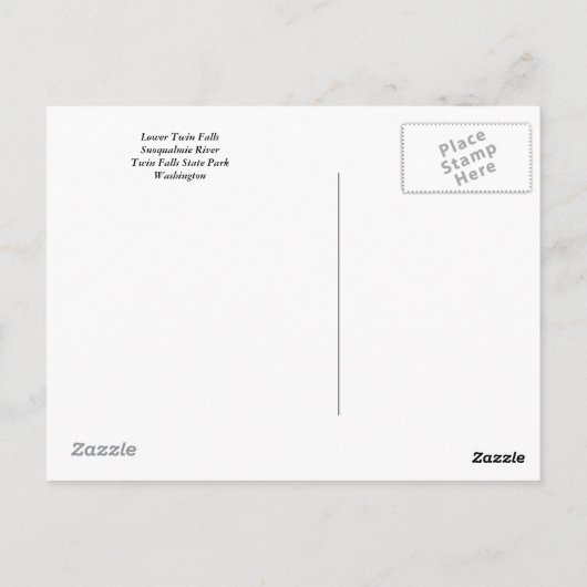 Lagere Herfsten Briefkaart (Achterkant)