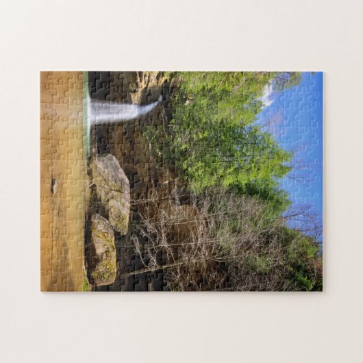 Lagere Herfsten in de Oude grot van het Man in de  Legpuzzel (Horizontaal)