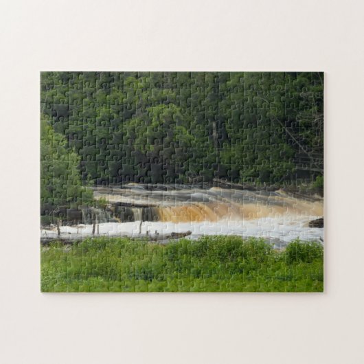 Lagere Herfsten op Tahquamenon Legpuzzel (Horizontaal)