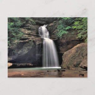 Lagere Herfsten, Oude Man, Hocking Hills, Ohio Briefkaart