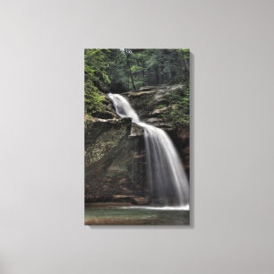 Lagere Herfsten, Oude Man, Hocking Hills, Ohio Canvas Afdruk