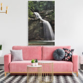 Lagere Herfsten, Oude Man, Hocking Hills, Ohio Canvas Afdruk (Insitu (Woonkamer))