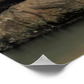 Lagere Herfsten, Oude Man, Hocking Hills, Ohio Poster (Hoek)