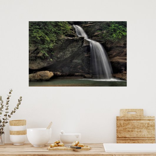 Lagere Herfsten, Oude Man, Hocking Hills, Ohio Poster (Keuken)