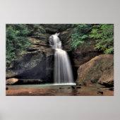 Lagere Herfsten, Oude Man, Hocking Hills, Ohio Poster (Voorkant)