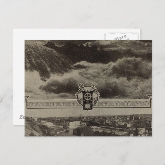 Lagere Herfsten, Spokane Briefkaart (Voorkant / Achterkant)