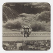 Lagere Herfsten, Spokane Vierkante Sticker (Voorkant)