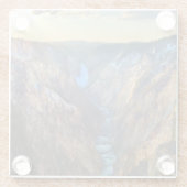 Lagere Herfsten van het Punt van de Kunstenaar Glazen Onderzetter (Achterkant)