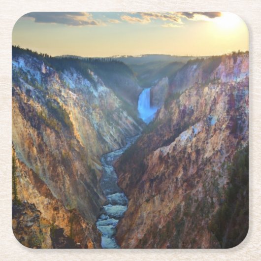 Lagere Herfsten van het Punt van de Kunstenaar Kartonnen Onderzetters (Voorkant)