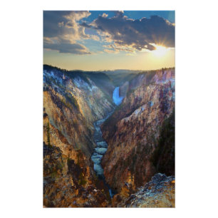 Lagere Herfsten van het Punt van de Kunstenaar Poster