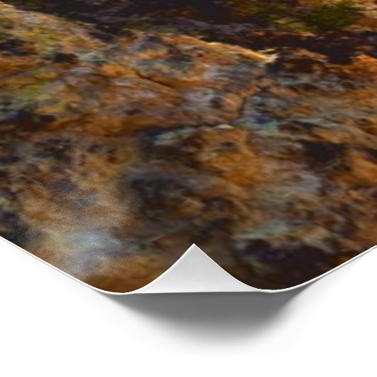 Lagere Herfsten van het Punt van de Kunstenaar Poster (Hoek)