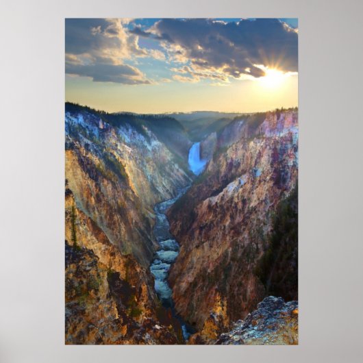 Lagere Herfsten van het Punt van de Kunstenaar Poster (Voorkant)