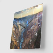 Lagere Herfsten van het Punt van de Kunstenaar Vierkante Klok (Hoek)