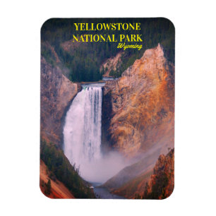 Lagere Herfsten van Yellowstone National Park Wyom Magneet