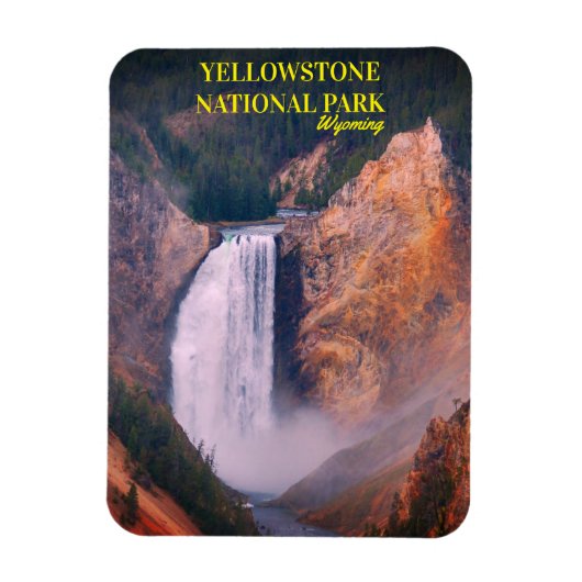 Lagere Herfsten van Yellowstone National Park Wyom Magneet (Verticaal)