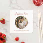 Lagere liefde voor het moderne Roos Gold Photo Wed Servet (Insitu)