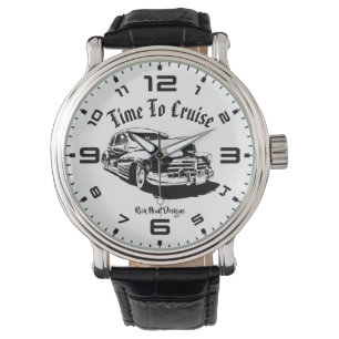 Lagere tijd voor het kruisen van lagedrukauto Silh Horloge