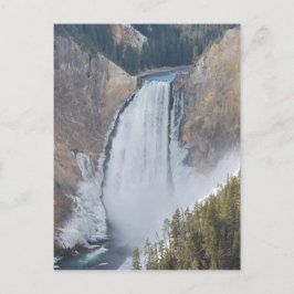 Lagere Watervallen van de Yellowstone Briefkaart