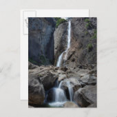 Lagere Yosemite-Herfsten Briefkaart (Voorkant / Achterkant)