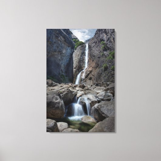 Lagere Yosemite-Herfsten Canvas Afdruk (Voorkant)