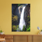 Lagere Yosemite-watervallen in cascade Canvas Afdruk (Insitu (Woonkamer))