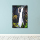 Lagere Yosemite-watervallen in cascade Canvas Afdruk (Insitu (Houten vloer))