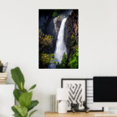Lagere Yosemite-watervallen in cascade Poster (Thuiskantoor)