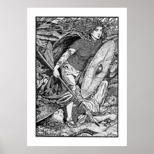 Lagertha Shield Maiden Poster (Voorkant)