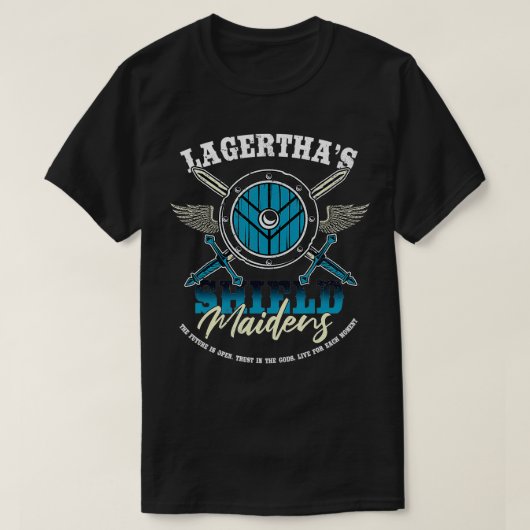 Lagertha's Shield Maidens Viking Warrior Shieldma T-shirt (Design voorkant)