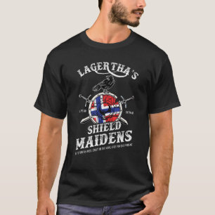 Lagertha's Shield Maidens Viking Warrior Shieldmai T-shirt