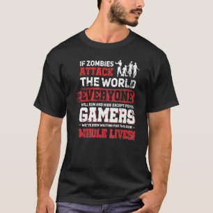 Lagging Console Gamer Design Video Game Player T-shirt