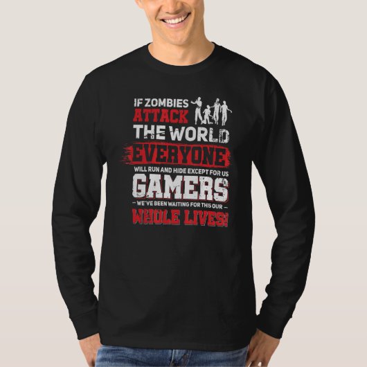 Lagging Console Gamer Design Video Game Player T-shirt (Voorkant)