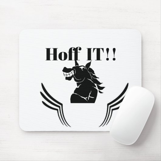 Laghhing horse mouse pad muismat (Met muis)