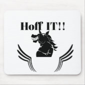 Laghhing horse mouse pad muismat (Voorkant)