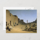 Laghouat in de Algerijnse Sahara, 1879 Briefkaart (Voorkant / Achterkant)
