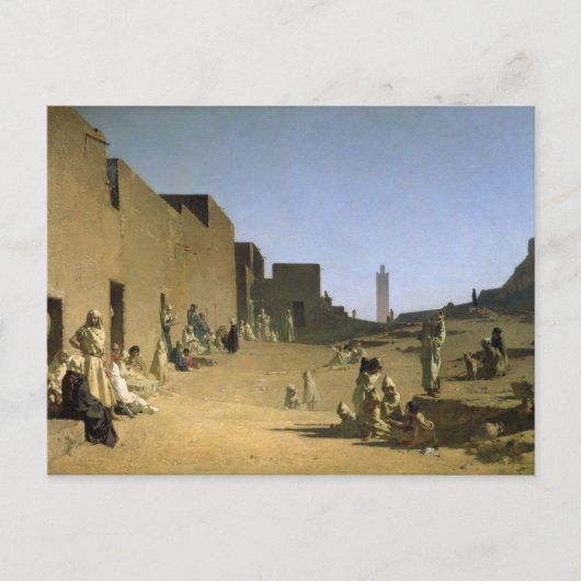 Laghouat in de Algerijnse Sahara, 1879 Briefkaart (Voorkant)