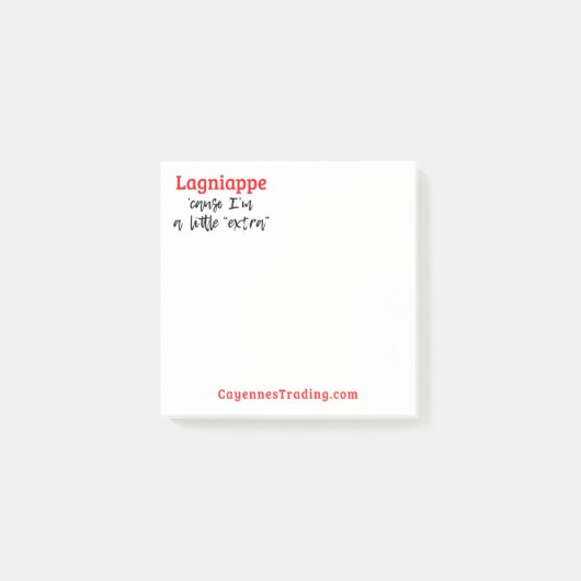 Laginappe Post Post-it® Notes (Voorkant)