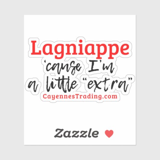 Lagniappe-Sticker Sticker (Vel)