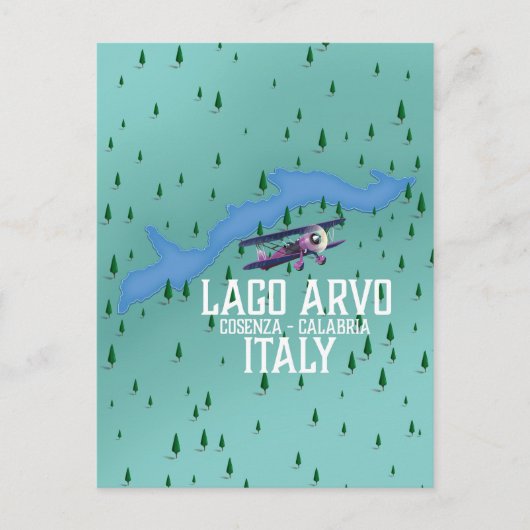 Lago Arvo Italië reis kaart (Voorkant)