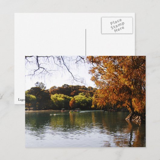 Lago Camecuaro Briefkaart (Voorkant / Achterkant)