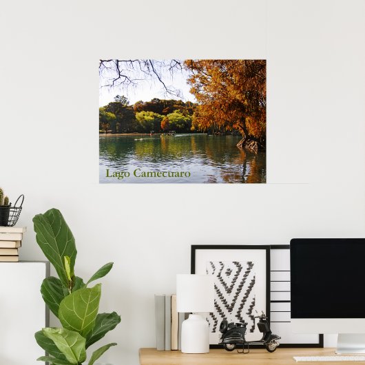 Lago Camecuaro Poster (Thuiskantoor)