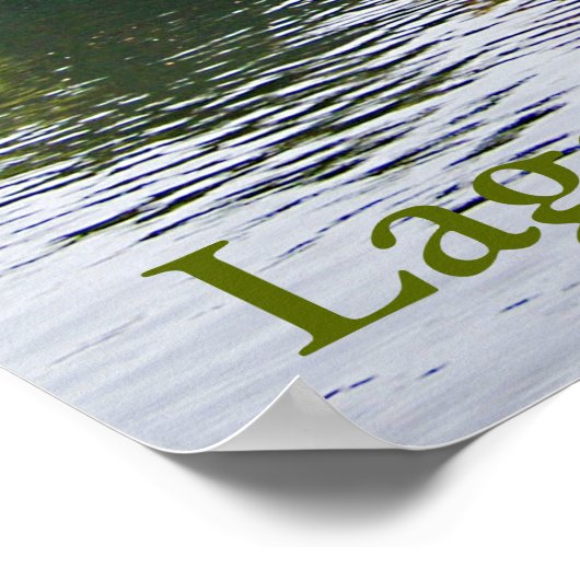 Lago Camecuaro Poster (Hoek)