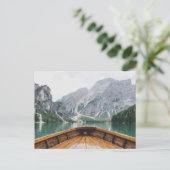 Lago di Braies, Pragser Wildsee - Lake Prags Italy Briefkaart (Staand voorkant)