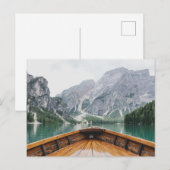 Lago di Braies, Pragser Wildsee - Lake Prags Italy Briefkaart (Voorkant / Achterkant)