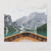 Lago di Braies, Pragser Wildsee - Lake Prags Italy Briefkaart (Voorkant)