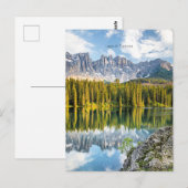 Lago di Carezza, Italië, Briefkaart (Voorkant / Achterkant)