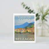 Lago di Como, Bellagio, Italië Briefkaart (Staand voorkant)