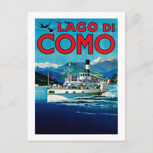Lago di Como Briefkaart (Voorkant)