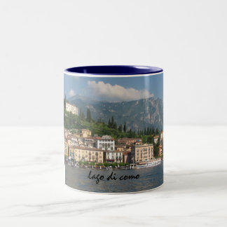 lago di como (Comomeer) Tweekleurige Koffiemok
