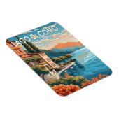 Lago di Como Italia Travel Art  Magneet (Rechterzijde)